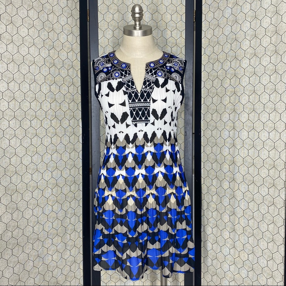 Alfani Crinkled Sleeveless Tunic Top